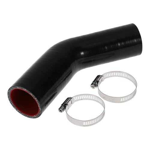 A ABSOPRO 38mm / 1,5" Bis 42mm / 1,65" 45 Grad Kupplung Silikonschlauch 4 Lagen Gewebe Ladeluftkühler Heizung Turbolader Ansaugrohr Kühler 102mm von A ABSOPRO