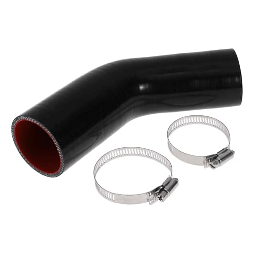 A ABSOPRO 45mm / 1.77" Bis 51mm / 2.01" 45 Grad Kupplung Silikonschlauch 4 Lagen Gewebe Ladeluftkühler Heizung Turbolader Ansaugrohr Kühler 102mm von A ABSOPRO