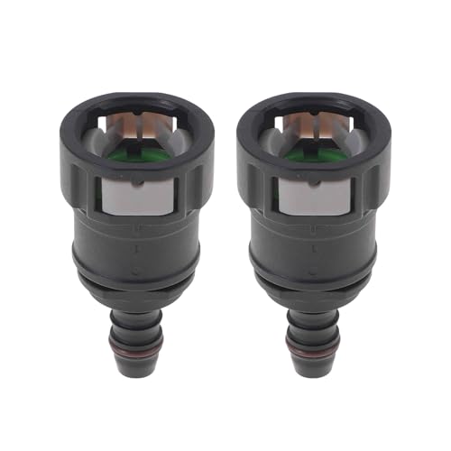 A ABSOPRO 5/16" Kraftstoffleitung Schnellverbinder ID Schlauch Für 5/8" SAE Male Connector Gerader Push-On Verbinder Dichtung Fittings Plastik Schwarz Grau 2 Stück A ABSOPRO 5/16" Kraftstoffleitung Schnellverbinder ID Schlauch Für 5/8" SAE Male Connector Gerader Push-On Verbinder Dichtung Fittings Plastik Schwarz Grau 2 Stück von A ABSOPRO