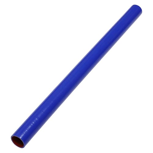 A ABSOPRO 51mm Gerader Kupplungs Silikonschlauch 4 Lagen Gewebe Ladeluftkühler Heizung Turbolader Ansaugrohr Kühler Kühlmittelrohr 914mm Blau Rot von A ABSOPRO