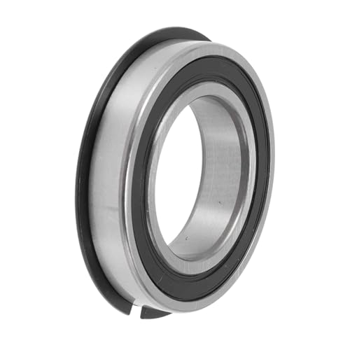 A ABSOPRO 6008NR2RS Rillenkugellager 40x68x15mm / 1.57"x2.68"x0.59" P6 Doppelseitige Gummieldung Geschmierte Lager 1 Stk Auto Roller Skateboard Rad Universell Schwarz von A ABSOPRO