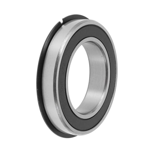 A ABSOPRO 6011NR2RS Rillenkugellager 55x90x18mm / 2.17"x3.54"x0.71" P6 Doppelte Gummidichtung Geschmierte Lager 1 Stk Auto Roller Skateboard Rad Universell Schwarz von A ABSOPRO