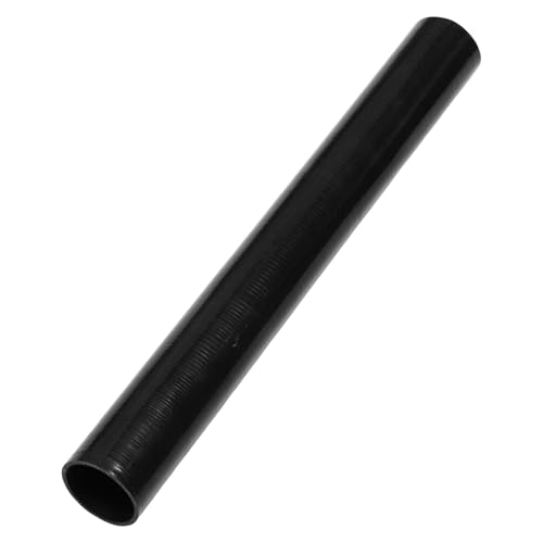 A ABSOPRO 63mm Gerader Verbinder Silikonschlauch 3 Lagen Gewebe Ladeluftkühler Heizung Turbolader Ansaugrohr 610mm Schwarz von A ABSOPRO