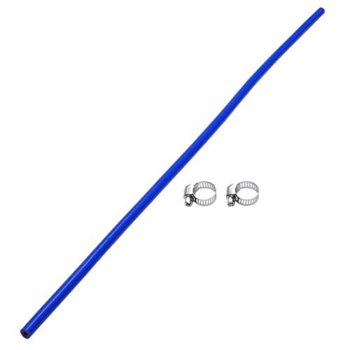 A ABSOPRO 6mm Gerader Kuppler Silikonschlauch 4 Lagen Gewebe Ladeluftkühler Heizung Turbolader Ansaugrohr Kühler Kühlmittelrohr 1000mm Blau Rot von A ABSOPRO