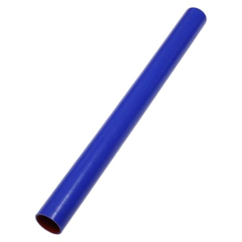 A ABSOPRO 70mm Gerader Kuppler Silikonschlauch 4 Lagen Gewebe Ladeluftkühler Heizung Turbolader Ansaugrohr Kühler Kühlmittelrohr 914mm Blau Rot von A ABSOPRO