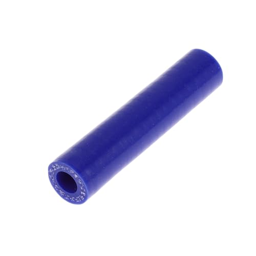 A ABSOPRO 8mm Gerader Kuppler Silikonschlauch 3 Lagen Gewebe Ladeluftkühler Heizung Turbolader Ansaugrohr Kühler Kühlmittelrohr 76mm Blau von A ABSOPRO