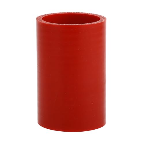 A ABSOPRO Gerader Kupplungsschlauch aus Silikon 42mm/1,65" ID 2,99" Länge 0 Grad Universal Auto Silikonschlauch Kühlmittelschlauch 3-lagig 4mm Dicke Lufteinlass/Turbo/LLK-Rohr Rot 1 Stück von A ABSOPRO