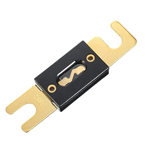 A ABSOPRO Hochstromsicherung Schraubsicherung Mini ANL Sicherung 200A Bolt-on Sicherung für PKW, LKW, Audio CDs von A ABSOPRO
