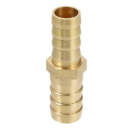 A ABSOPRO Schlauchtülle 14mm x 12mm Messing Schlauch Anschluss Anschlussstück Gerader Widerhaken Verbinder Luft Gas Wasser Kraftstoff von A ABSOPRO