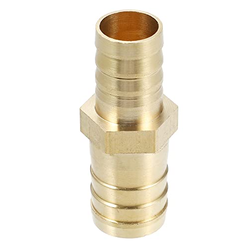 A ABSOPRO Schlauchtülle Messing Schlauch Anschluss Anschlussstück Gerader Widerhaken Verbinder 19mm x 16mm von A ABSOPRO