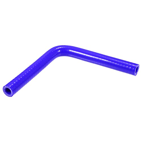 A ABSOPRO Universal Auto Kupplung Silikonschlauch 13mm 0.51" Innendurchm. 90 Grad Blau von A ABSOPRO