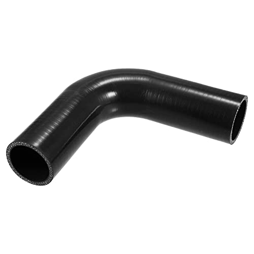 A ABSOPRO Universal Auto Kupplung Silikonschlauch 45mm 1.77" Innendurchm. 90 Grad Schwarz von A ABSOPRO