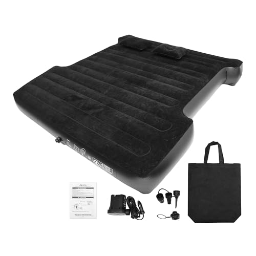 A ABSOPRO Universelle aufblasbare Auto 5,5-5,8ft LKW Bett Luftmatratze, Schwarz von A ABSOPRO