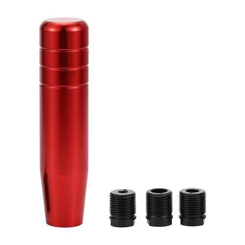 A ABSOPRO Universeller Schaltknauf 13cm Schaltknauf mit 3 Adaptern für Automatik- und Schaltfahrzeuge aus Aluminiumlegierung Rot. A ABSOPRO Universeller Schaltknauf 13cm Schaltknauf mit 3 Adaptern für Automatik- und Schaltfahrzeuge aus Aluminiumlegierung Rot. von A ABSOPRO