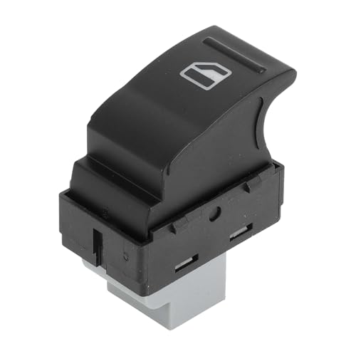A ABSOPRO Elektrische Schalter für Fensterheber Vorne Rechts Beifahrerseite Fensterheberschalter Fenstersteuerung Schalter für Volkswagen Transporter Multivan T5 2003-2015 Schwarz von A ABSOPRO