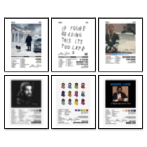 A ART·ZONE Drake Poster 8x10 Zoll Leinwanddrucke ungerahmt Satz von 6 Musik Album Cover Poster Ästhetik Zimmer Dekor Leinwand Wandkunst Drake Merch Wanddekoration A ART·ZONE Drake Poster 8x10 Zoll Leinwanddrucke ungerahmt Satz von 6 Musik Album Cover Poster Ästhetik Zimmer Dekor Leinwand Wandkunst Drake Merch Wanddekoration von A ART·ZONE