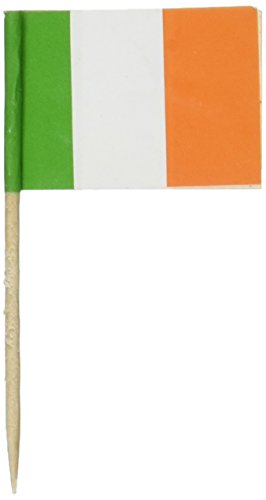 Irische Flaggen-Plektren, 50 Stück von Beistle