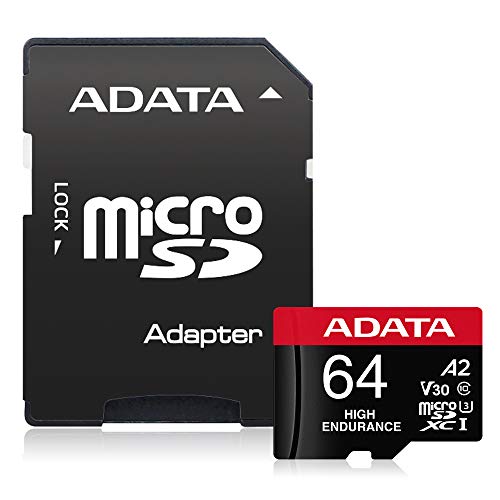 A-DATA Technology HIGH Endurance 64 GB, SPEICHERKARTE Class 10, UHS-I U3, V30, A2 von ADATA