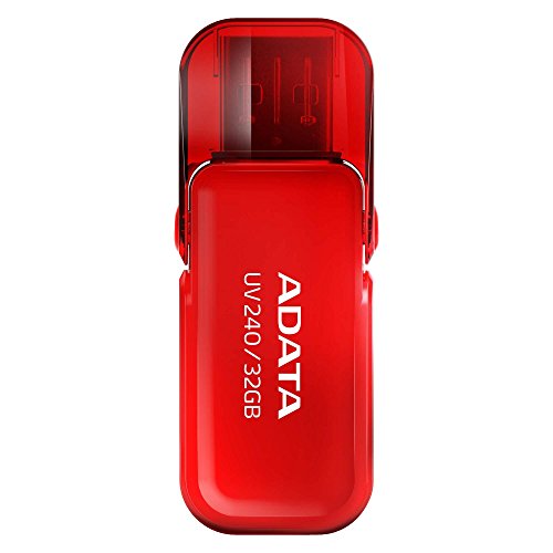 USB-Stick, 32 GB, USB 2.0 Typ A, Stecker Typ A, Kappe 7 g, Rot von ADATA