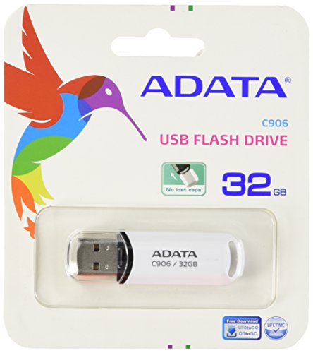 A-Data Classic-Serie C906 32GB Speicherstick USB 2.0 weiß A-Data Classic-Serie C906 32GB Speicherstick USB 2.0 weiß von ADATA