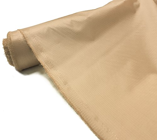 A-Express Ripstop Wasserdicht Stoff Material 3.8oz Draussen Abdeckung Zelt Kissen Beige 1 Metre (100cm x 150cm) von A-Express