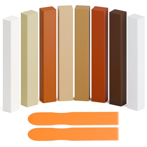 10 Stück Hartwachs Reparaturset, Große speicherkapazität Laminat reparaturset mit Hoher Härte, zum Entfernen von Kratzern und Löchern in Holz, Vinyl, Parkett, Fliesen, Möbeln, Arbeitsplatte 10 Stück Hartwachs Reparaturset, Große speicherkapazität Laminat reparaturset mit Hoher Härte, zum Entfernen von Kratzern und Löchern in Holz, Vinyl, Parkett, Fliesen, Möbeln, Arbeitsplatte von A-HEYIDA