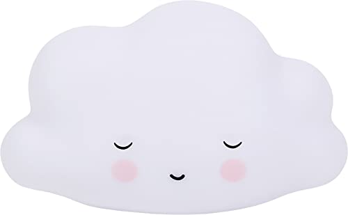 A LITTLE LOVELY COMPANY Kleines Nachtlicht mit schlafender Wolke von A LITTLE LOVELY COMPANY