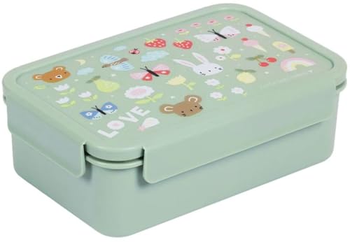 A little lovely Company Lunchbox Bento 3 Fächer Fantasie Freude von A LITTLE LOVELY COMPANY