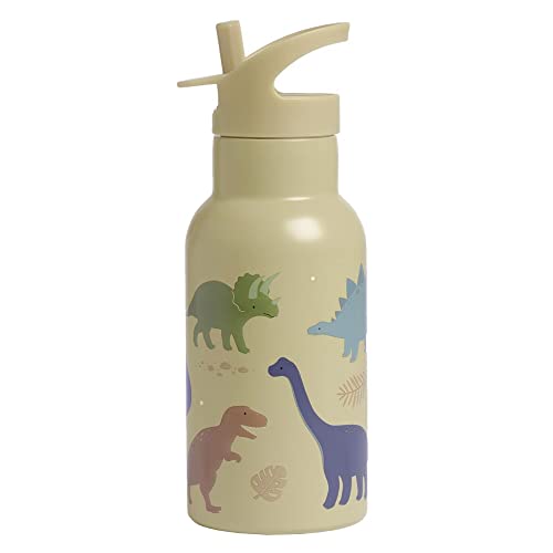 Isolierflasche für Kinder, Dinosaurier. A Little Lovely Company von A LITTLE LOVELY COMPANY