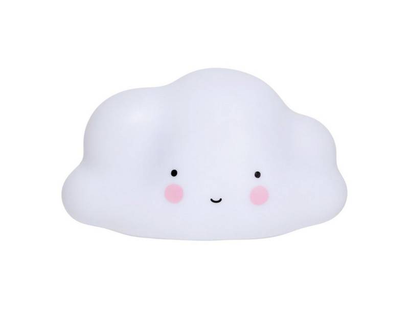 A Little Lovely Company LED Nachtlicht Nachtlicht Wolke weiß 24,5cm Einschlaflicht 15min Timer von A Little Lovely Company