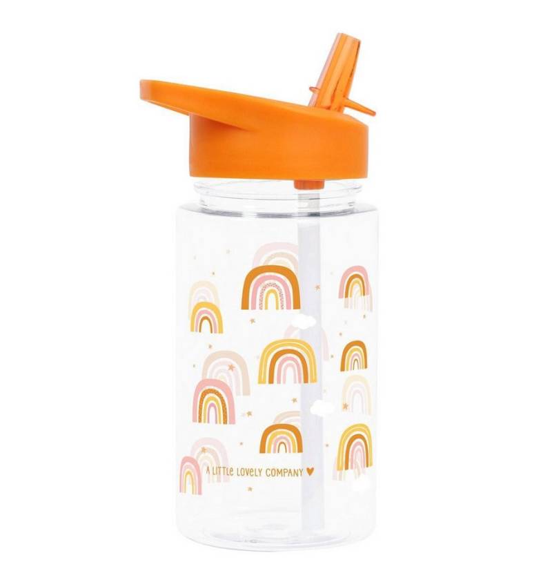 A Little Lovely Company Trinkflasche Kinderflasche transparent 450ml, für Kita & Freizeit von A Little Lovely Company