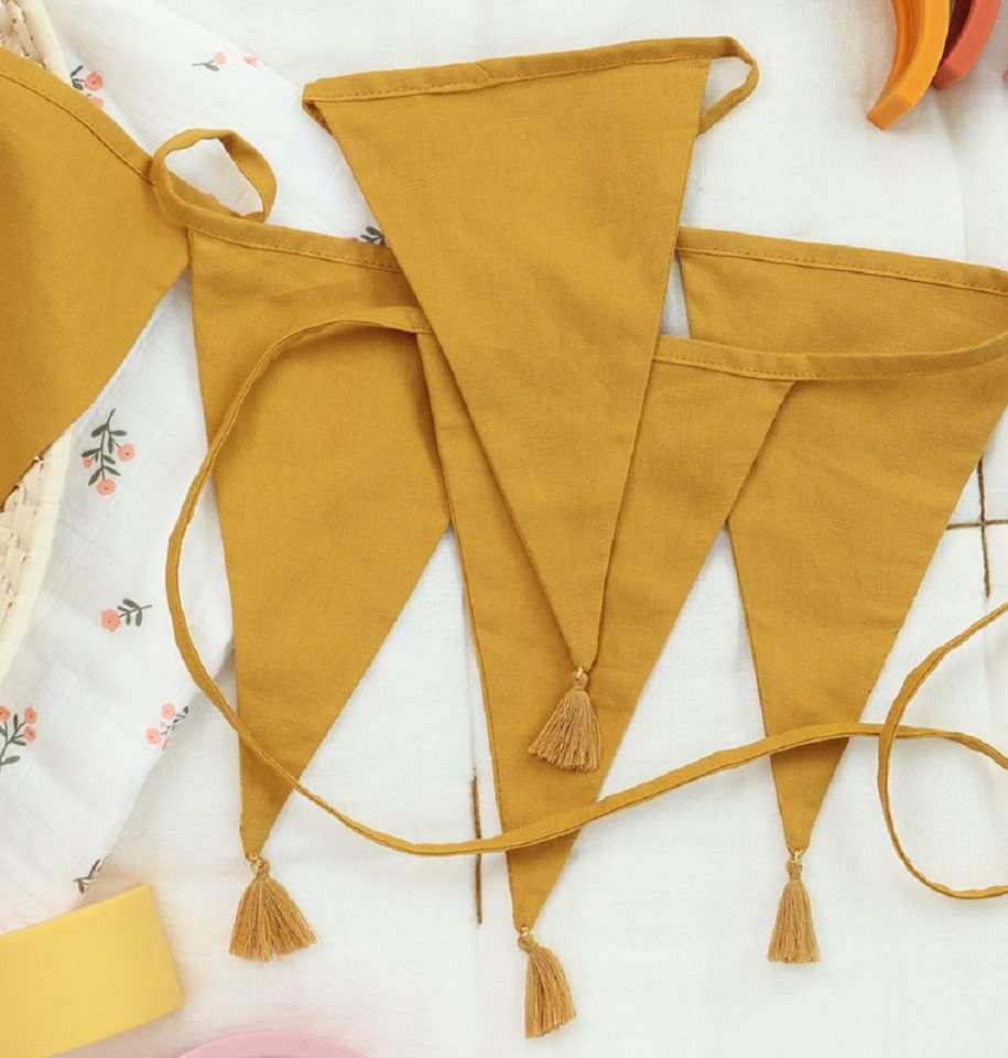 A Little Lovely Company Wimpelkette aus Stoff zur Kinderzimmer Dekoration von A Little Lovely Company