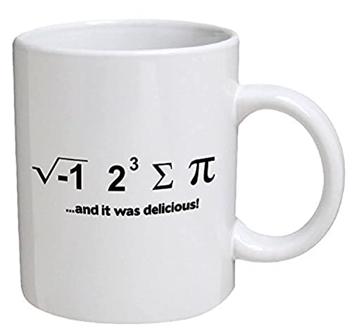 A Mug To Keep Tasse mit Aufschrift "I Ate Some Pie... And It Was Delicious" Math Geek, 325 ml von WuRen