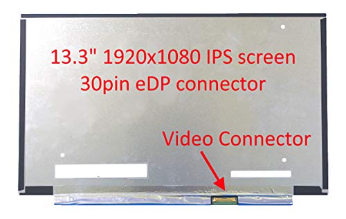 A Plus Screen New 13.3 Inch Narrow Bezel Screen 1080p 30pin Display Panel fits ThinkPad X390 fit NV133FHM-N6A,LP133WF7(SP(B1),LP133WF7-SPB1 von A Plus Screen