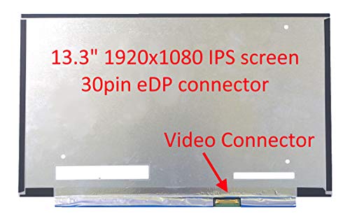 A Plus screen New 13.3 Inch Narrow Bezel Screen 1080p 30pin Display Panel fits ThinkPad X390 fit NV133FHM-N6A,LP133WF7(SP(B1),LP133WF7-SPB1 von A Plus screen