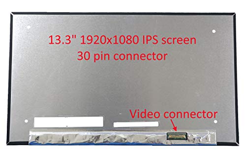 A Plus Screen New 13.3 inch Narrow Bezel Screen 1080p IPS 30pin Screen Compatible with BOE NV133FHM-N49 von A Plus Screen