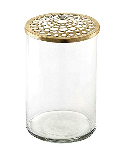 Villa Collection - Vase/Blumenvase - Kassandra - Glas - Höhe 15 cm von A Simple Mess