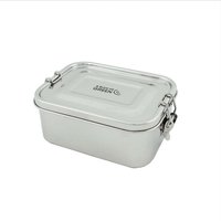 Tiefe auslaufsichere Edelstahl Lunchbox- mit oder ohne Trenner "ASG015 mit Trenner" Tiefe auslaufsichere Edelstahl Lunchbox- mit oder ohne Trenner "ASG015 mit Trenner" von A Slice of Green
