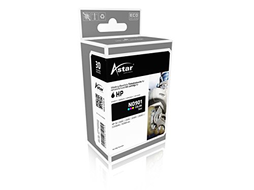 Astar AS15458 Tintenpatrone kompatibel zu HP NO901 CC656A, 360 Seiten, color von HP