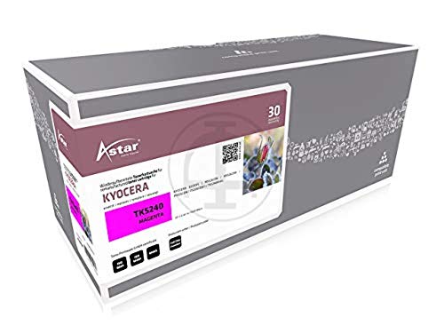 Astar AS20028 passend für Kyocera M5526 Toner Magenta kompatibel zu 1T02R7BNL0/TK5240M 3000 Seiten von HP