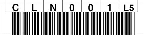 LTO 5 Cleaning Label horizontal Nummernkreis CLN001 - CLN020 (L5) von Astar