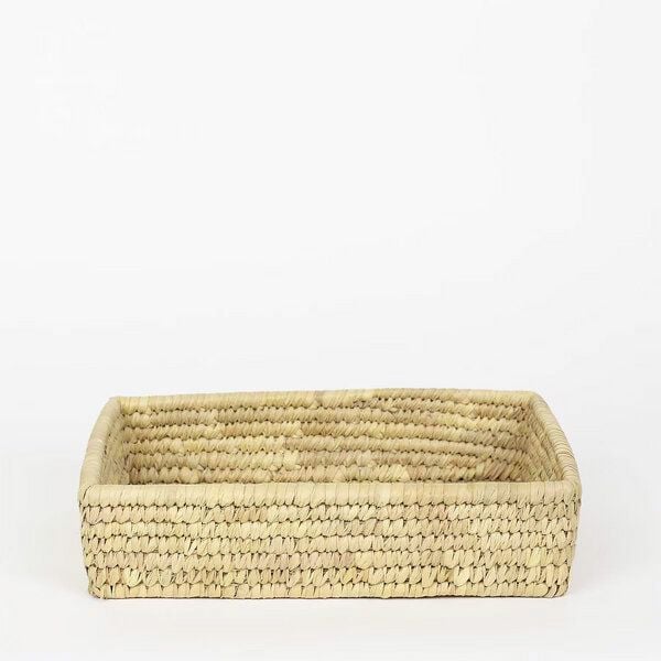A World of Craft / Afroart PALM OMAR flacher Korb, Korbtablett von A World of Craft / Afroart