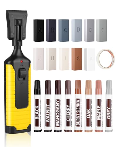 Laminat Reparaturset Holz Parkett Reparaturset Vinylboden Reparaturset, Hartwachs Reparaturset 11 Farben + 8pcs Möbelmarker für Holzkitt Vinylboden, Holz Reparaturset Möbel Arbeitsplatte Reparaturset Laminat Reparaturset Holz Parkett Reparaturset Vinylboden Reparaturset, Hartwachs Reparaturset 11 Farben + 8pcs Möbelmarker für Holzkitt Vinylboden, Holz Reparaturset Möbel Arbeitsplatte Reparaturset von A aBlumen