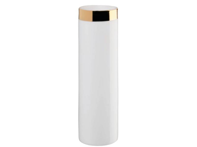 ASA SELECTION Dekovase Windlicht / Vase mit Goldrand weiss 20,5 cm (Vasen) von ASA SELECTION