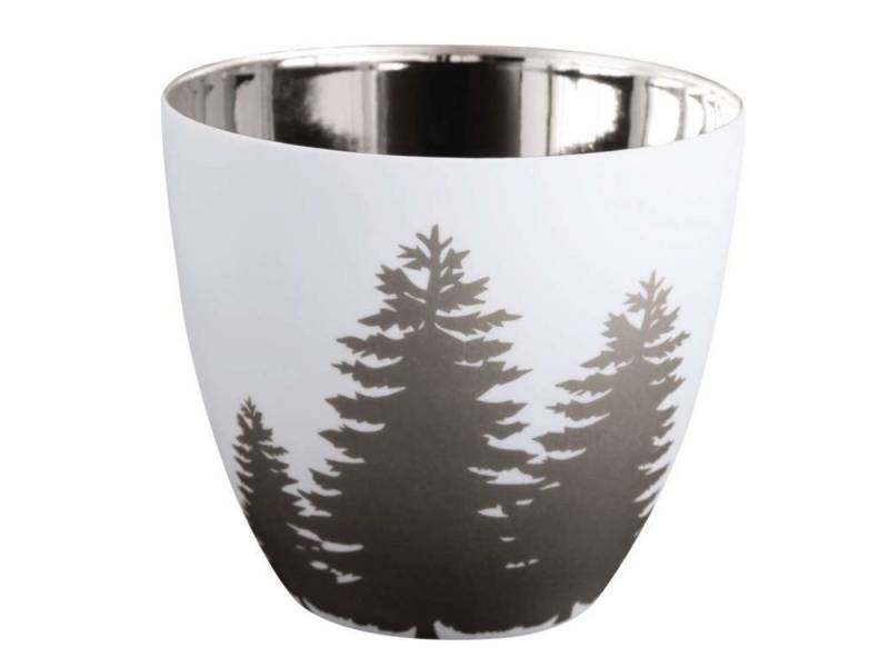ASA SELECTION Windlicht Windlicht Bäume weiss/silber 8 cm ASA SELECTION Windlicht Windlicht Bäume weiss/silber 8 cm von ASA SELECTION