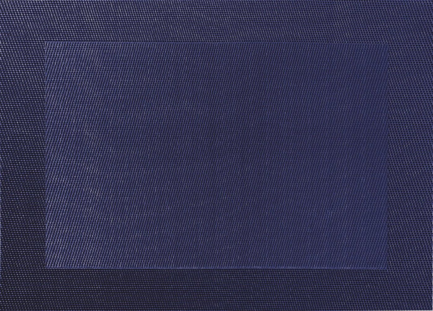 Platzset, Tischset gewebter Rand deep blue 46 x 33 cm, ASA SELECTION von ASA SELECTION