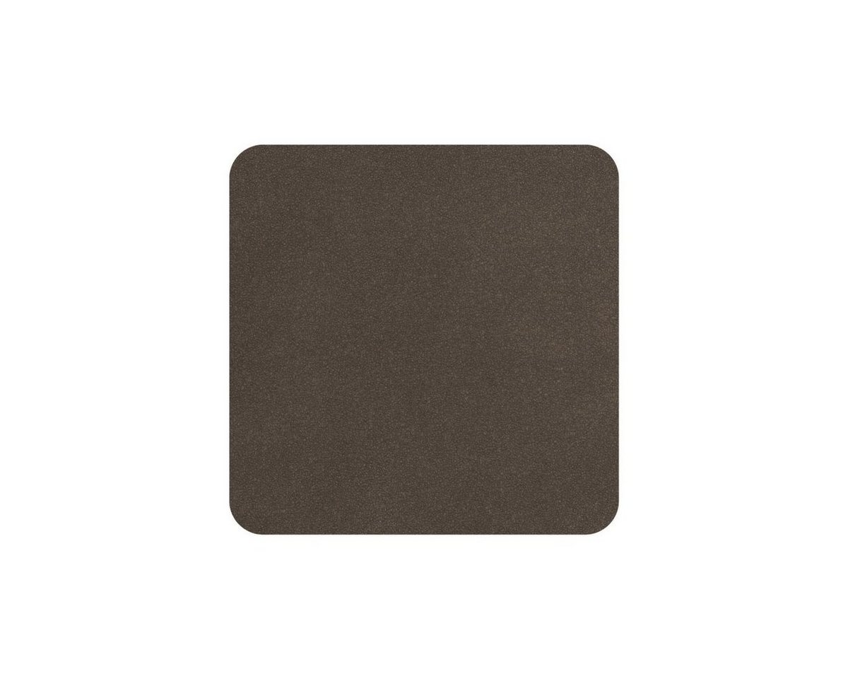 Platzset, Untersetzer soft leather earth 10 x 10 cm Set4, ASA SELECTION von ASA SELECTION