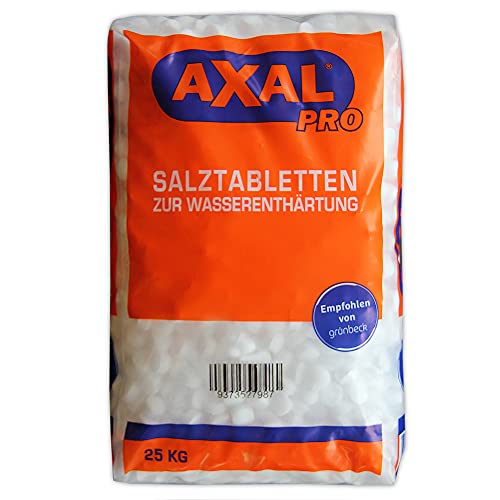 Axal Regeneriersalz in Tablettenform, 25 kg zur Wasserenthärtung Axal Salztabletten von A&G-heute