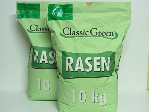 A&G 10Kg Rasensamen Classic Green Sport und Spielrasen Grassamen Rasensaat Rasen von A&G