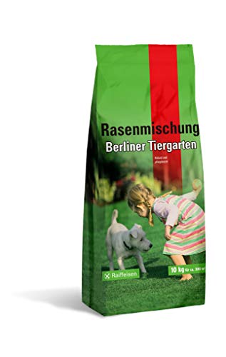 A&G 10Kg Rasensamen Berliner Tiergarten Rasen Grassamen Nachsaat Rasensaat Saatgut von A&G